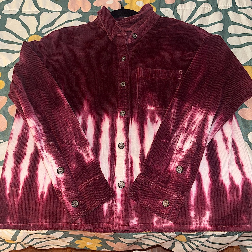 True Craft Women’s XS Burgundy Corduroy Shirt/Jacket